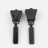 Бегунок для молнии &laquo;Трактор&raquo;, автоматический, №8, цвет чёрный никель