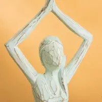 Сувенир &laquo;Медитация&raquo;, 22&times;10&times;35 см, дерево, мятный
