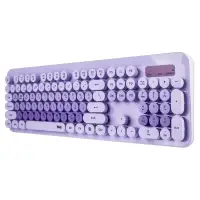 Комплект беспроводная клавиатура + мышь ISA KB-09 фиолетовая