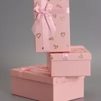 Наборок коробок 3 в 1 прямоугольные 23*16*9.5 21*14*8.0 19*12*6.5 см