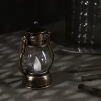 Светодиодная фигура «Бронзовый фонарь» 8 × 12 × 6 см, пластик, батарейки AG13х3 (в комплекте), свечение тёплое белое Светодиодная фигура «Бронзовый фонарь» 8 × 12 × 6 см, пластик, батарейки AG13х3 (в комплекте), свечение тёплое белое