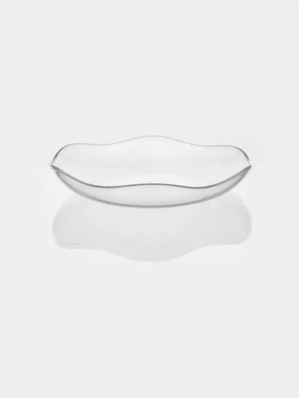 Блюдо сервировочное Paşabah&ccedil;e Toscana, d=30.3 см, стекло. прозрачное