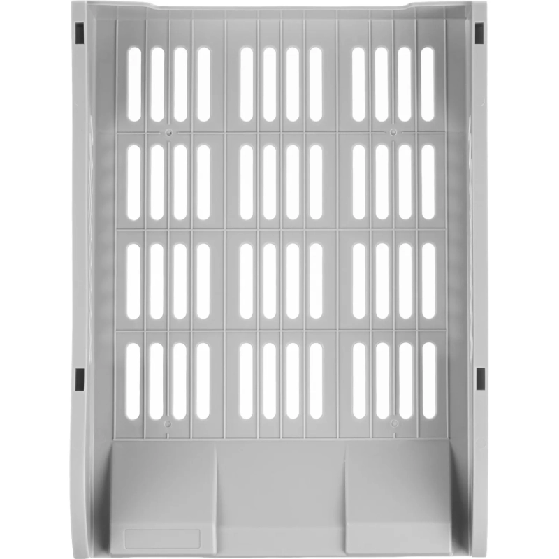 Лоток горизонтальный для бумаг Deli E9212, 2шт/наб, 325x241x155мм,пласт,сер