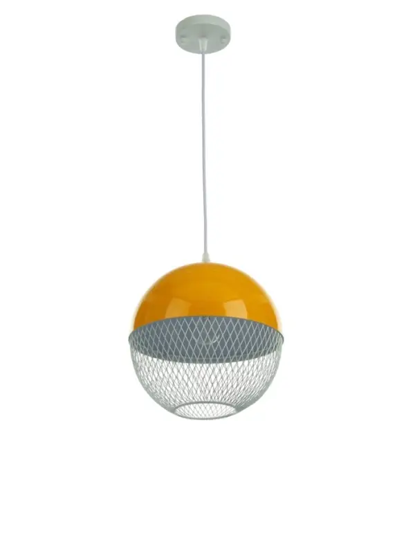 Светильник Lina 1&times;40 Вт Е27 лимонный 26&times;26&times;32 см