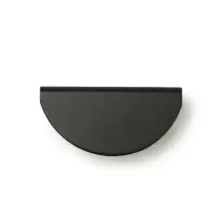 Ручка-скоба CAPPIO H001BL полукруглая, алюминий, L=50 мм, м/о 32 мм, цвет чёрный