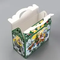 Подарочная новогодняя коробка &laquo;Чудо-тройка&raquo;, для сладких подарков, 25&times;12&times;24 см