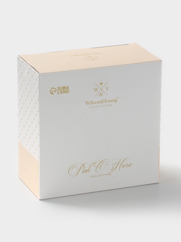 Салатник 14х7 см WY  "Pink O'hara", бежевый