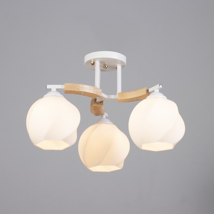 Люстра Люстра "Антер" 3хЕ27 40Вт белый 48х48х27 см BayerLux