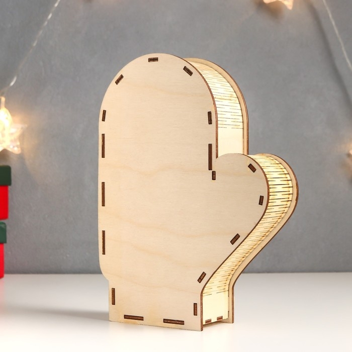 Шкатулка  Шкатулка "Варежка" 21х16х5 см