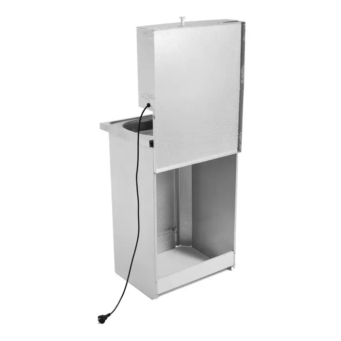 Умывальник &laquo;ТермМикс&raquo;, с ЭВН, нержавеющая мойка, 1250 Вт, 17 л, цвет белое серебро