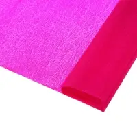 Бумага крепированная 50 х 200 см, в рулоне, 32 г/м2, малиновая