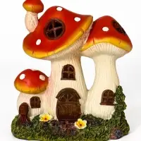 Садовый фонарь 20 х 10 х 16 "Грибной дом" GMV-0339