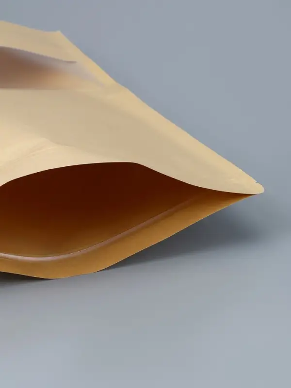 Пакет Zip - lock Крафт с прямоугольным окном, 30&times;40&times;4 см