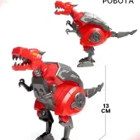 Робот-динозавр &laquo;Тираннозавр&raquo;, трансформируется в яйцо, цвет красный
