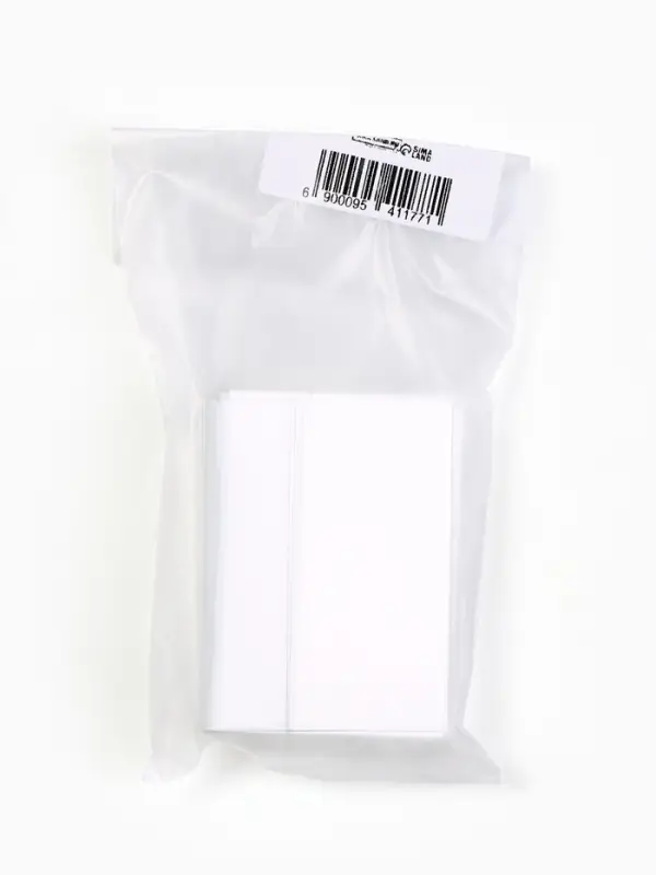 Ценникодержатель горизонтальный, 8&times;6 см, ПЭТ 0.5 мм, цвет прозрачный