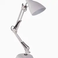 Лампа настольная RISALUX &laquo;Валли&raquo;, Е27, 60 Вт, белая, 43&times;21&times;14.5 см