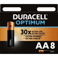 Батарейка Duracell 5014069 АА алкалиновые 1,5v 8 шт./бл. LR6-8BL Optimum