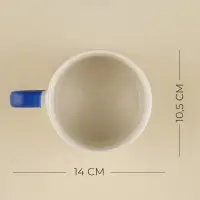 Кружка фарфоровая SL Home &laquo;Сканди&raquo;, 450 мл, белая