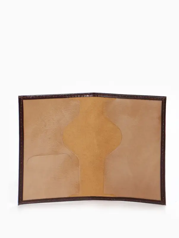 Обложка для паспорта, натуральная кожа, гладкая, бордовая