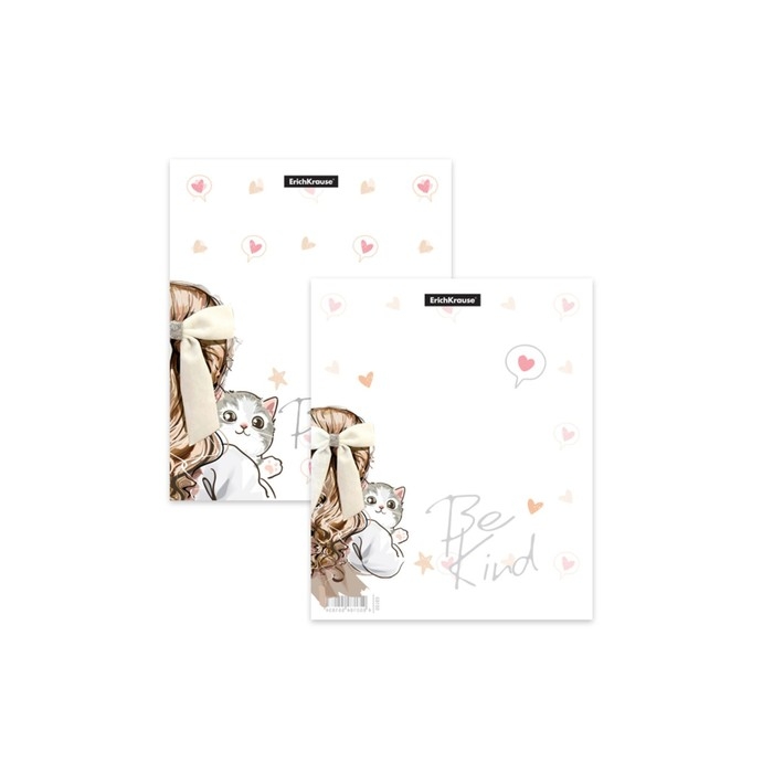 Набор обложек ПП 12 шт, 212 х 347 мм, 80 мкм, ErichKrause Набор обложек ПП 12 шт, 212 х 347 мм, 80 мкм, ErichKrause "Lovely Friends", для тетрадей и дневников, фиксированная, МИКС с рисунком