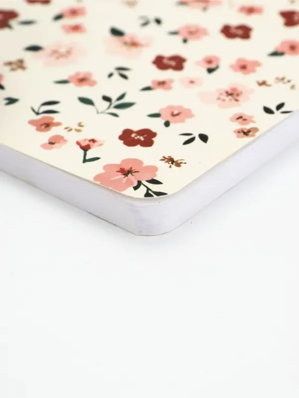 Гифтбокс с чаем, конфетами и еждневником "Цветочный паттерн"