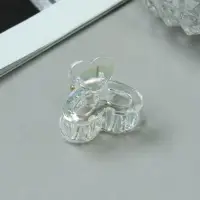 Крабики для волос Выбражулька &laquo;Аванти&raquo;, сердце двойное, 2.5 см, набор 6 шт., прозрачные
