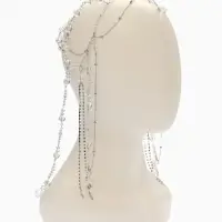 Украшение для волос "Хрусталь", цвет белый в серебре Украшение для волос "Хрусталь", цвет белый в серебре