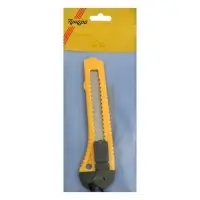 Нож универсальный ТУНДРА, пластиковый корпус, 18 мм