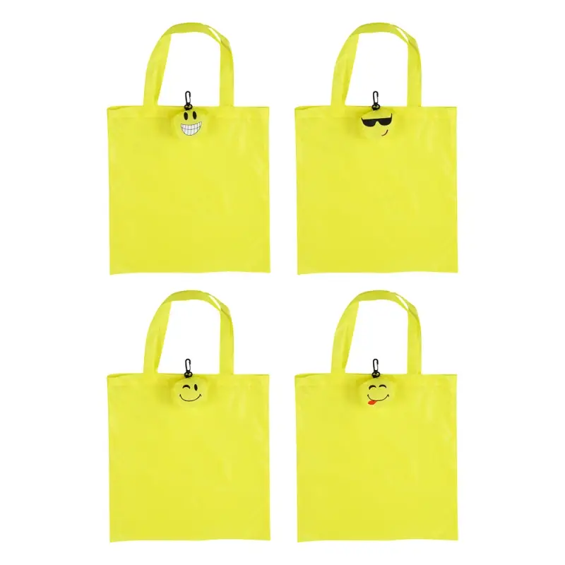 VETTA Сумка складная, смайлик, 39х40 см, ручка 25 см