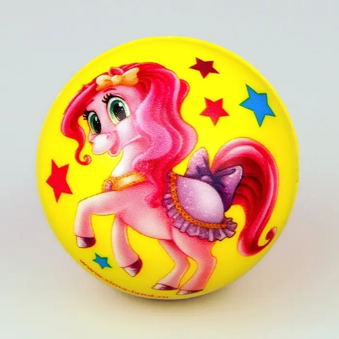 Мяч детский мягкий «Красавица пони», МИКС Мяч детский мягкий «Красавица пони», МИКС