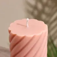 Свеча "Столб" 7,5х7,5х15 см, соевый воск, микс Свеча "Столб" 7,5х7,5х15 см, соевый воск, микс