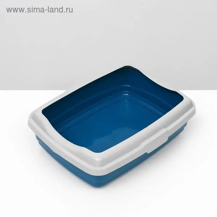 Лоток большой с бортиком Atlantis &laquo;Стандарт&raquo;, 43&times;33&times;12.5 см, синий