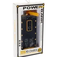 Внешний аккумулятор CRR-32, 10000 мАч, 2 USB, Type-C, 2 А, дисплей, чёрный