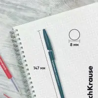 Набор ручек шариковых 4шт ErichKrause Sleder Stick Reef узел 0.7мм, цвет чернил синий