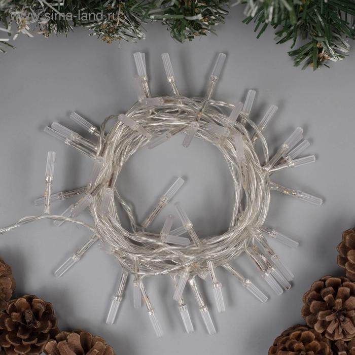 Гирлянда «Нить» 5 м с насадками «Звёздочки», IP20, прозрачная нить, 50 LED, свечение аквамарин, 8 режимов, 220 В Гирлянда «Нить» 5 м с насадками «Звёздочки», IP20, прозрачная нить, 50 LED, свечение аквамарин, 8 режимов, 220 В