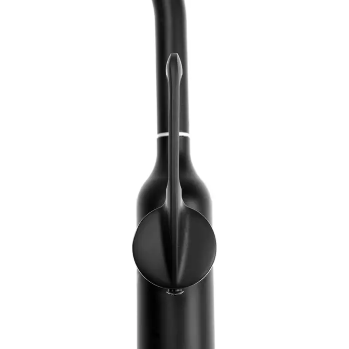 Смеситель для кухни ZEIN Z3741, &laquo;капелька&raquo;, однорычажный, высота излива 13 см, черный