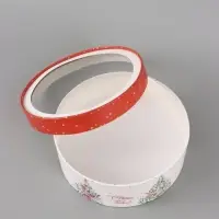 Коробка подарочная новогодняя с окном &laquo;С Новым годом&raquo; 21&times;21&times;8 см