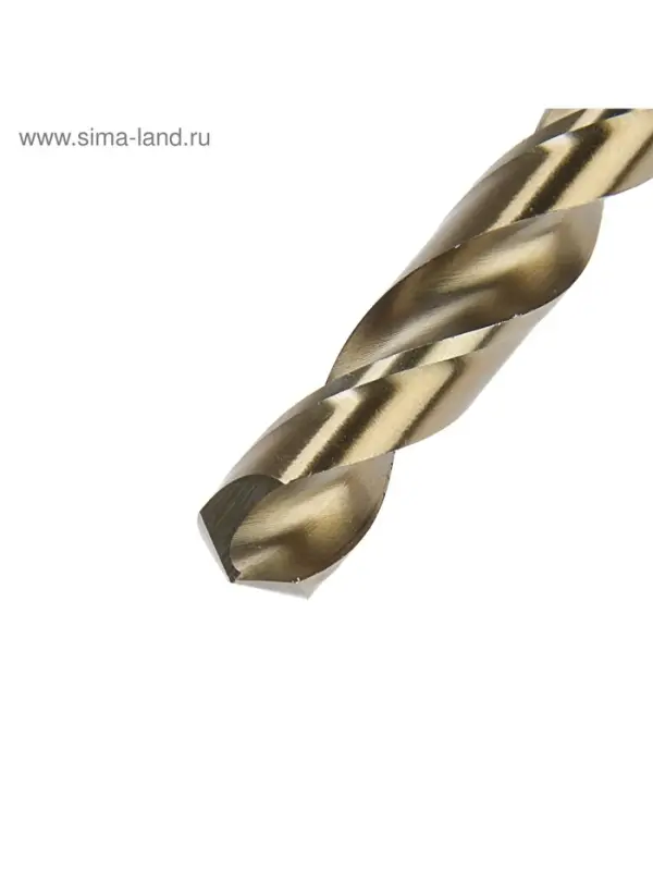 Сверло по металлу ТУНДРА, HSS-Co (5% кобальта), цилиндрический хвостовик, 12 мм