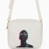 Сумка женская кросс-боди TEXTURA на молнии, 22&times;8&times;17 см, белая