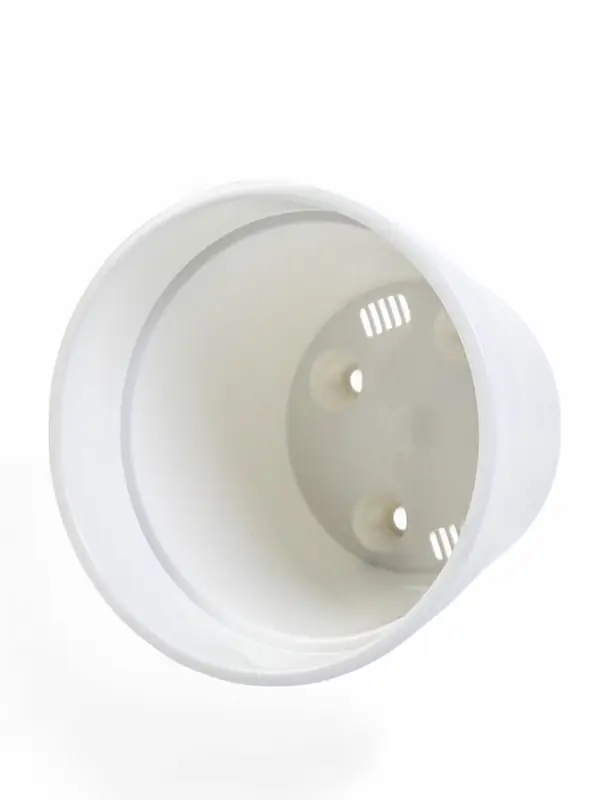 Горшок  Горшок "Клевер" 4,5 л, D-20 см, h-18 см, цвет белый