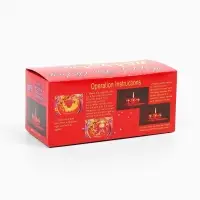 Свеча для торта музыкальная &laquo;Тюльпан&raquo;, красная, 12&times;5 см