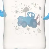 Поильник-непроливайка с носиком, 270 мл, Синий трактор Поильник-непроливайка с носиком, 270 мл, Синий трактор