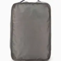 Косметичка дорожная на молнии, с ручкой, с карманом, серая