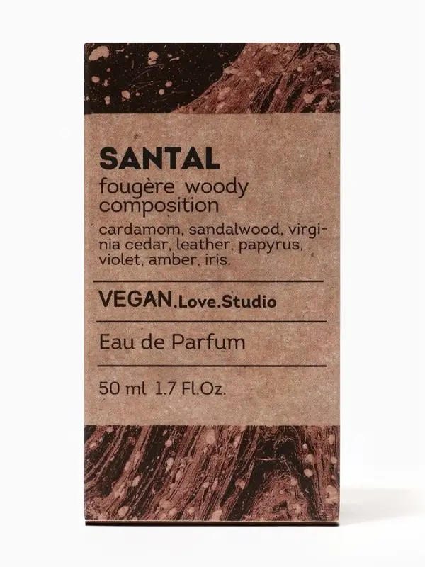 Парфюмерная вода женская Vegan Love Studio Santal, 50 мл (по мотивам Santal 33 (Le Labo)