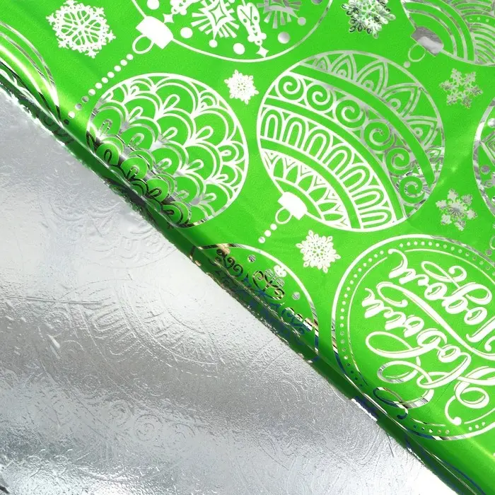 Плёнка упаковочная голография «Шары», 100 х 70 см Плёнка упаковочная голография «Шары», 100 х 70 см