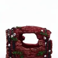 Декор для аквариума, грот - Дырявый бочонок, 9&times;6 см
