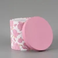 Набор шляпных коробок 5 в 1 &laquo;Нежные лилии&raquo;, 13 &times; 14 ‒ 19.5 &times; 22 см