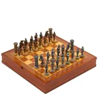 Шахматы подарочные &laquo;Крестовый поход&raquo;, полистоун, доска 36&times;36 см