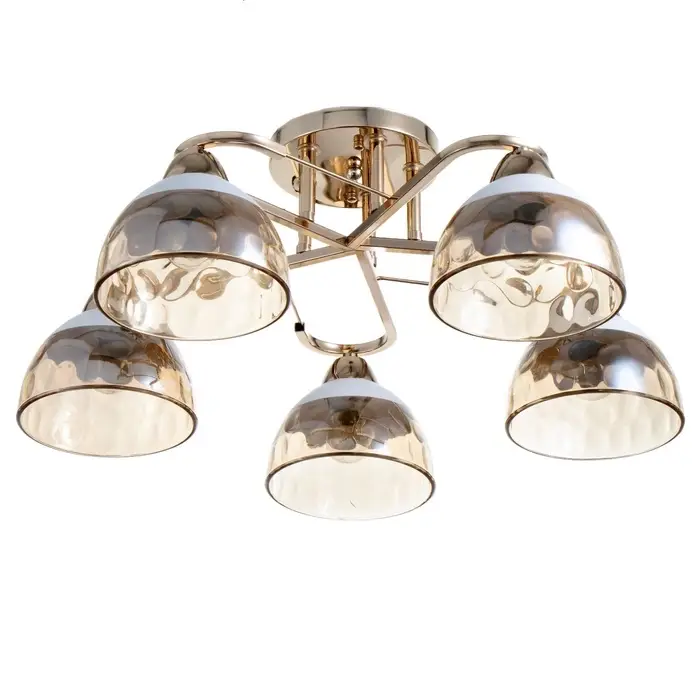 Светильник потолочный BayerLux &laquo;Аквила&raquo;, 5хЕ27, 40 Вт, золото, 45&times;15&times;22 см