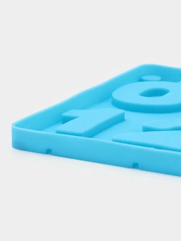 Форма для леденцов Доляна &laquo;Арифметика&raquo;, силикон, 29&times;17 см, 10 ячеек (5&times;4 см), с палочками, МИКС